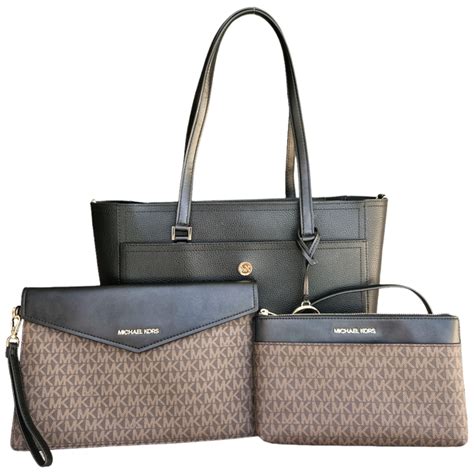 michael kors 3in1|mk 3 in 1 tote.